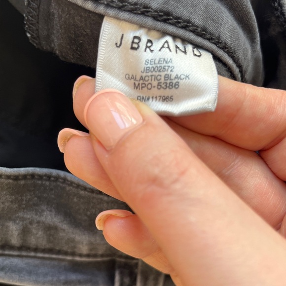 J Brand Selena Crop Bootcut Jeans in Galactic Black – Size 25 - Picture 4 of 15